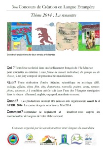 Affiche Concours Interlangues