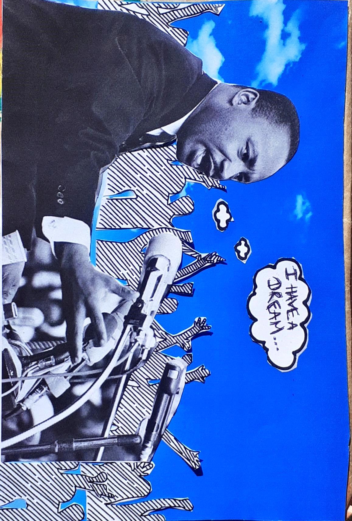 Sarah Soro, 3èD Peace Fighters Collage -MLK